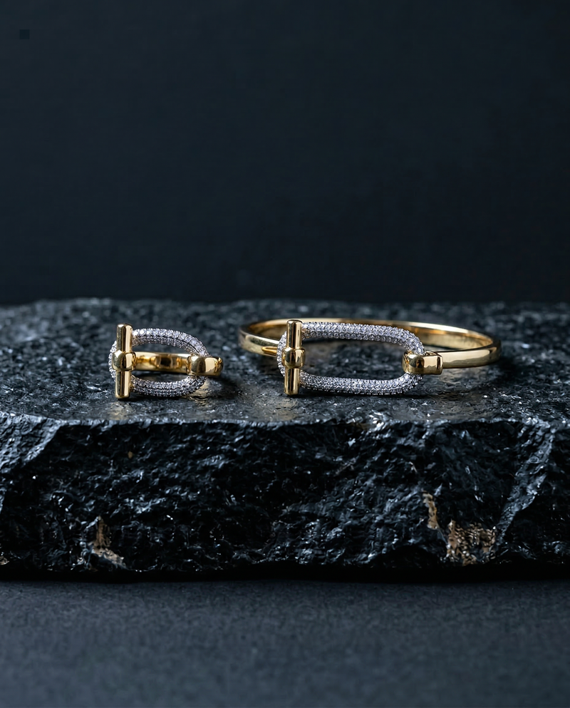 Link Pavé – Jewelry Set