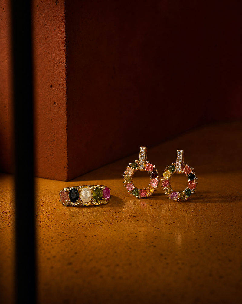 Tourmaline Jewelry Set | Gemstone Jewelry | Wholesale