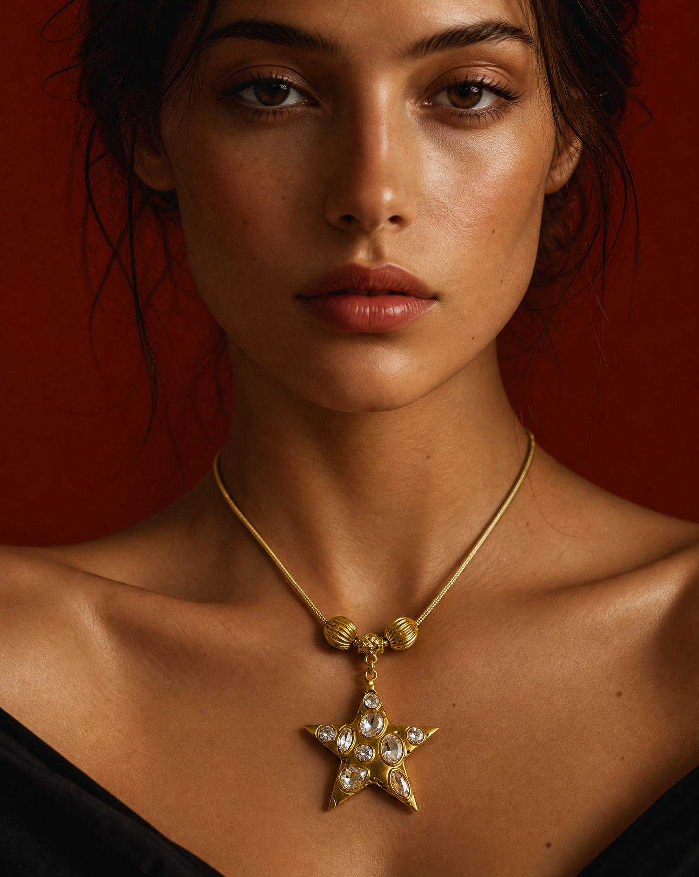 Star Crystal Necklace | Handmade Boho Statement Jewelry