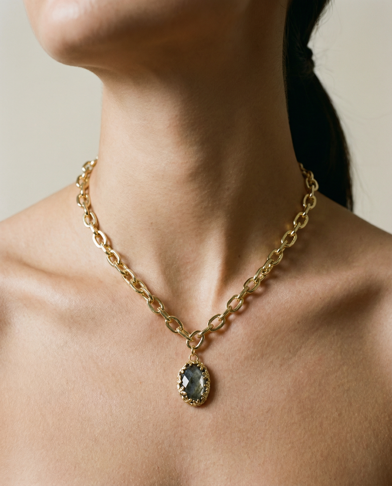 Gemstone Labradorite Necklace