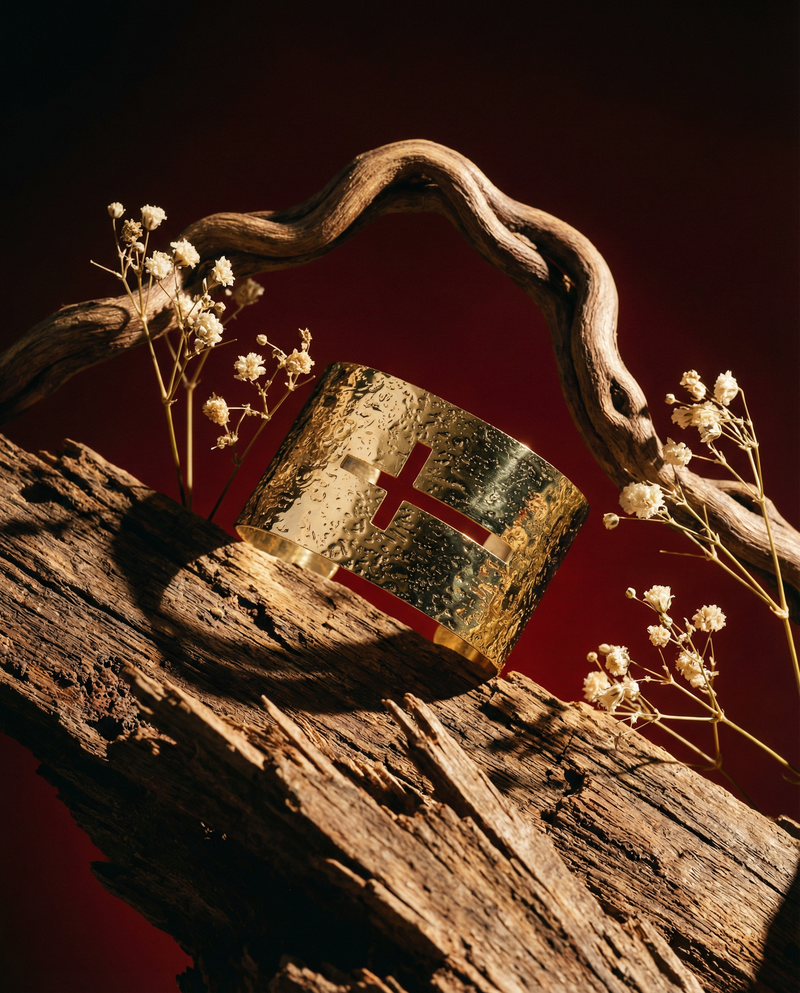 Cross Cuff Bracelet