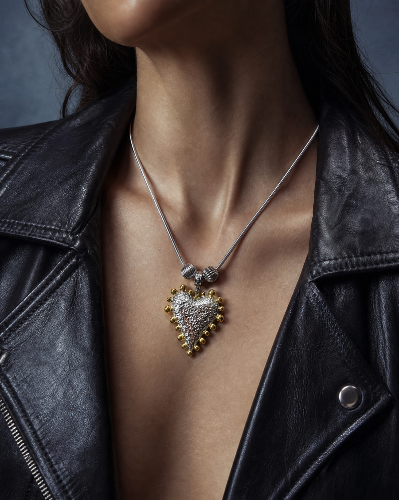 Sculptural Heart Necklace Collection | Luxury Jewelry