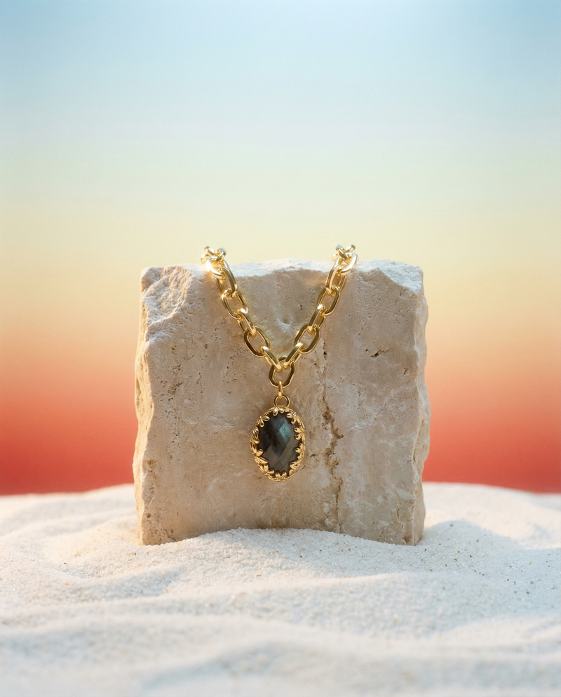 Gemstone Labradorite Necklace