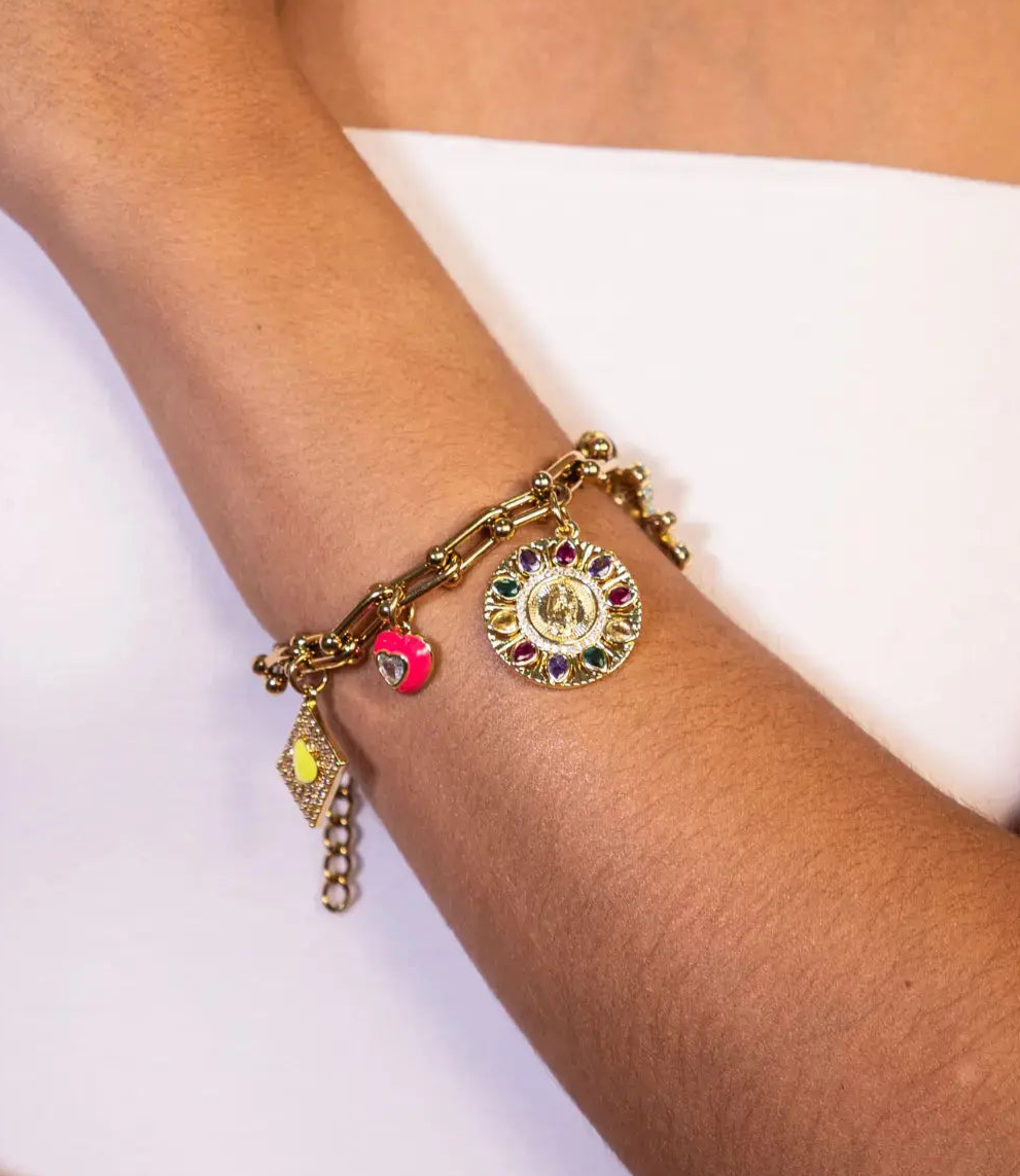 Statement Catholic Necklace, Charms Necklace, Protection Amulets Phoebe`s