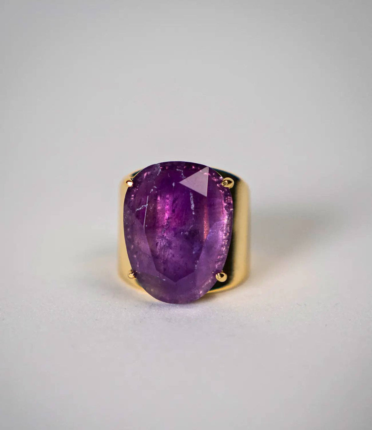 Adjustable natural gemstone ring – Phoebe's