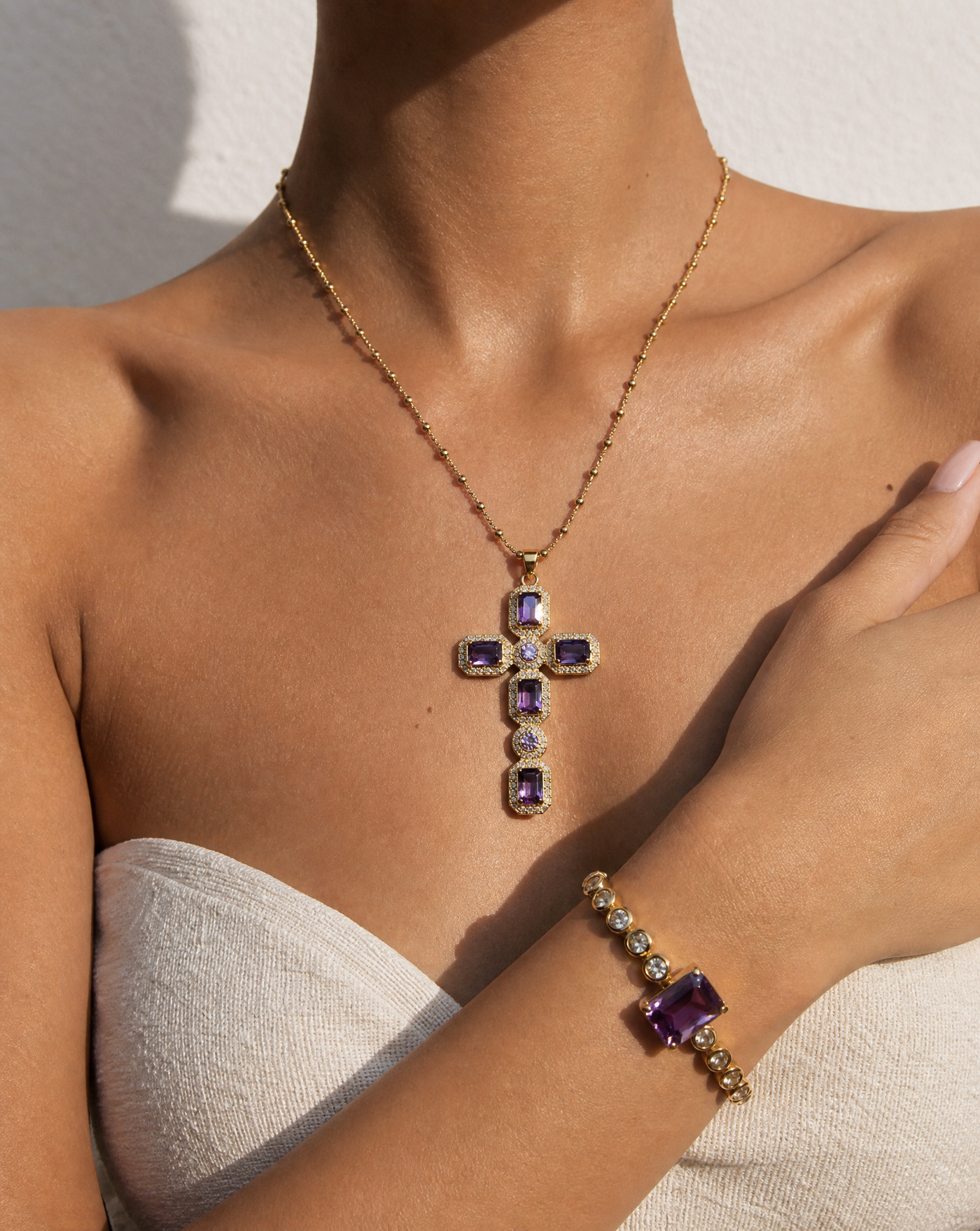 Royal Cross Set — Religious Jewelry