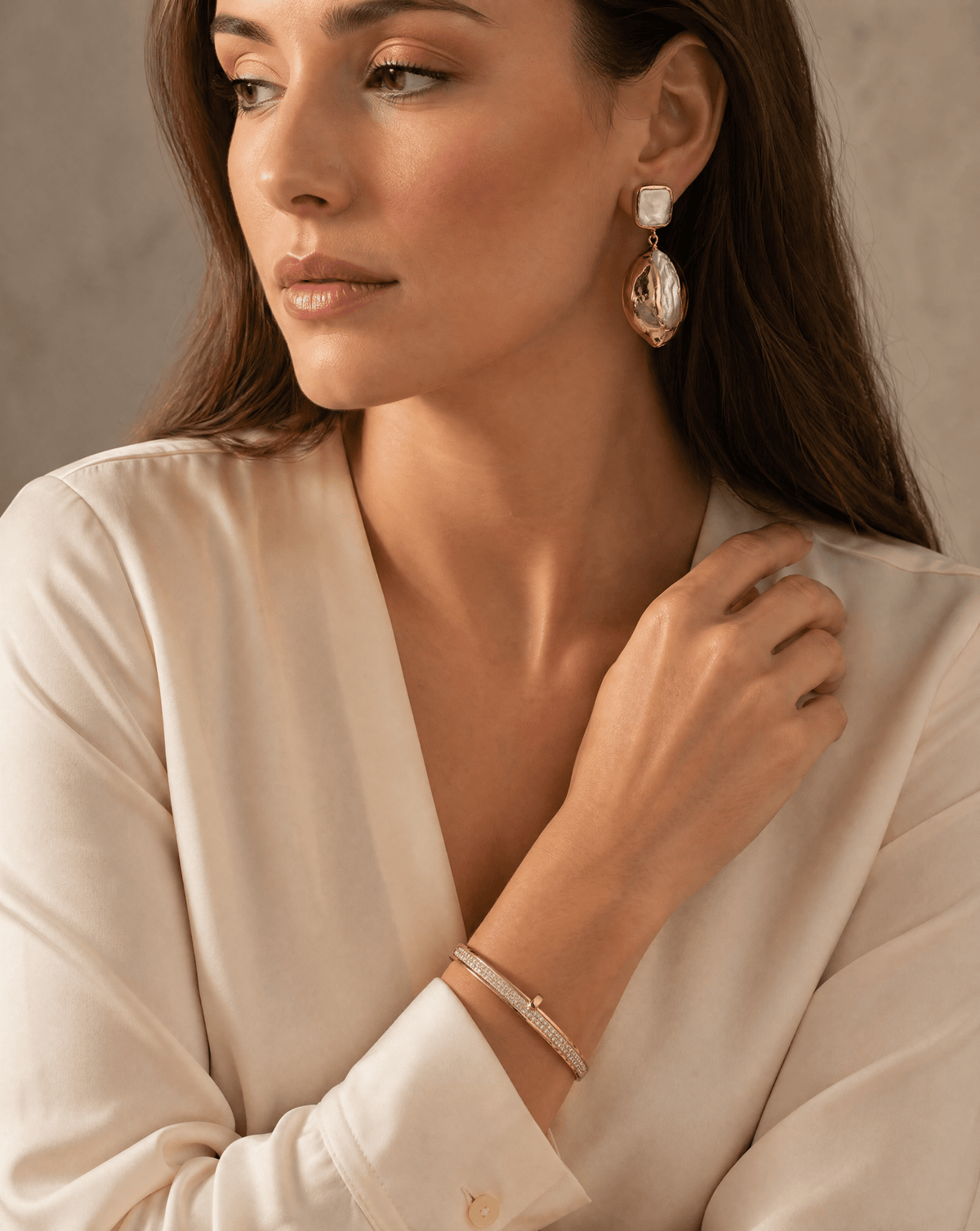 Baroque pearl and mother-of-pearl jewelry set – Phoebe's