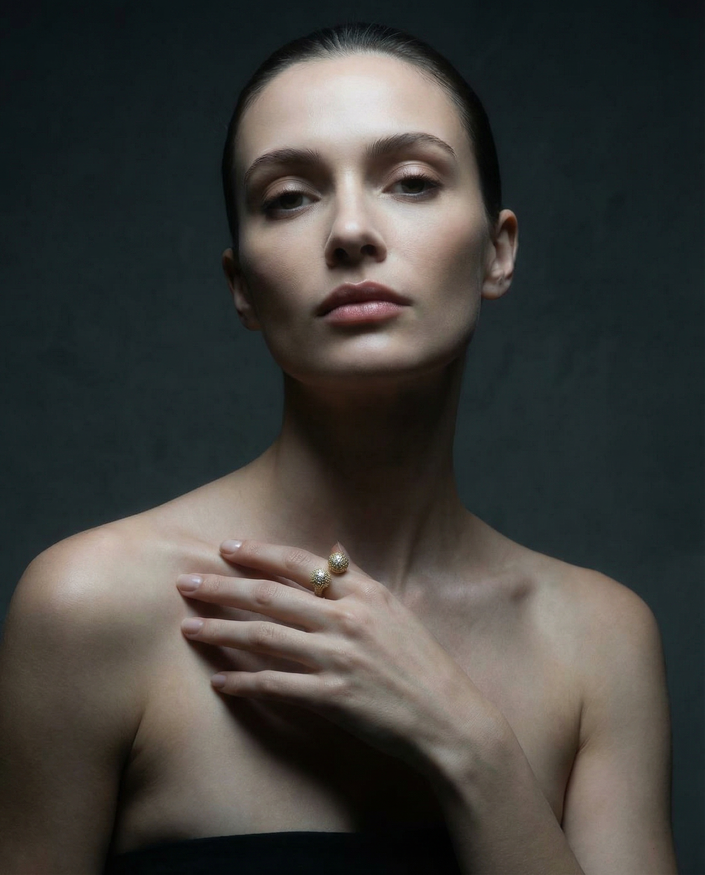 Sphere Ring | Open Statement Ring
