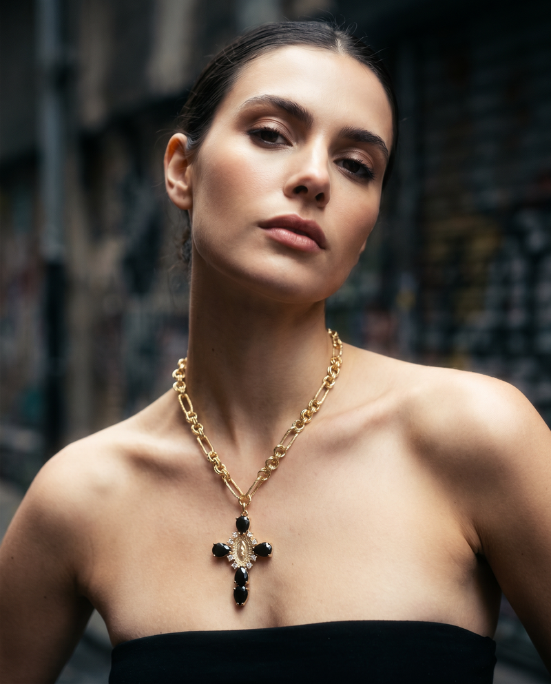 Virgin Mary Cross Necklace · Catholic Jewelry