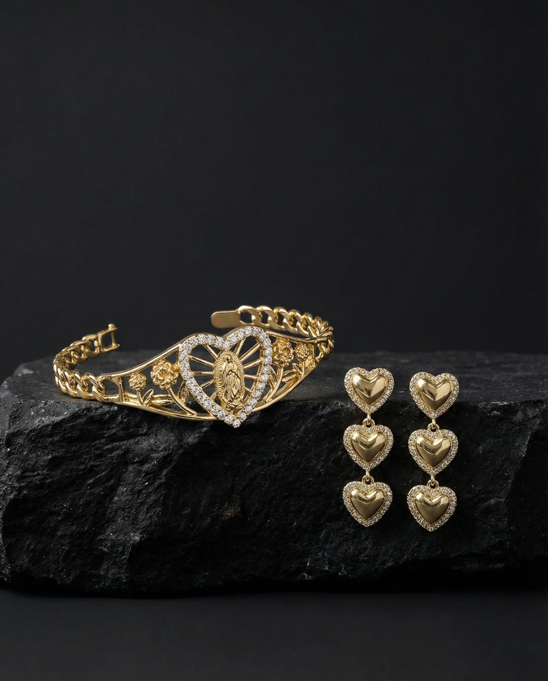 Sacred Heart Jewelry Set