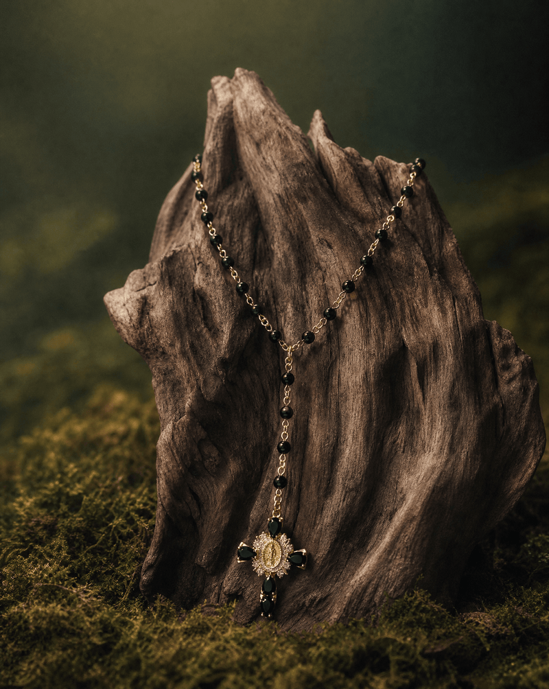 Midnight rosary necklace – Phoebe's