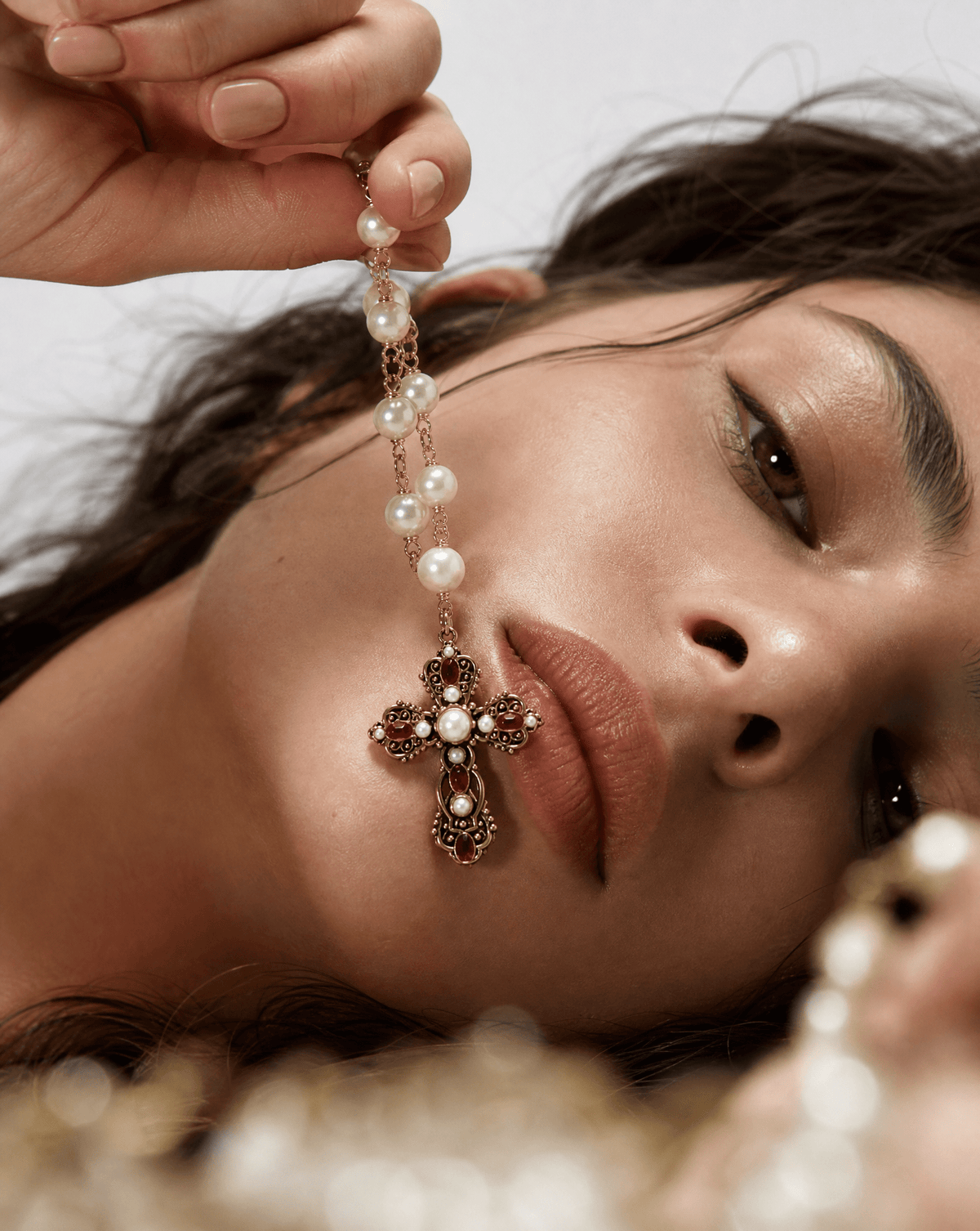 Red Cross Rosary with Baroque Cross – Phoebe's