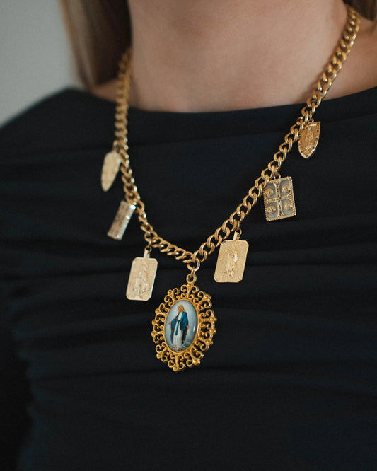 Catholic-Necklace-Charms-Faith-and-Timeless-Elegance Phoebe`s