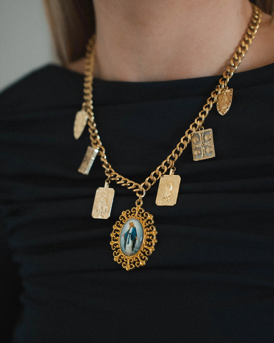 Catholic-Necklace-Charms-Faith-and-Timeless-Elegance Phoebe`s