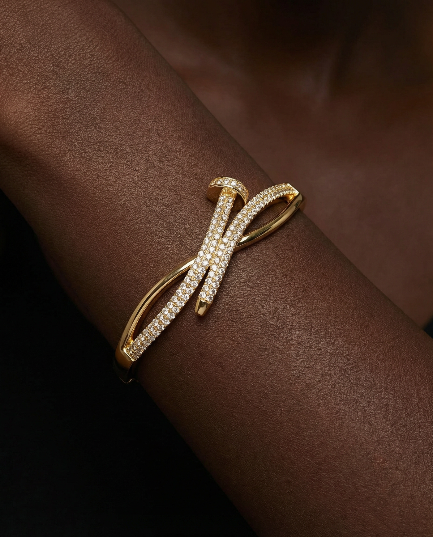 Pavé Nail Bracelet