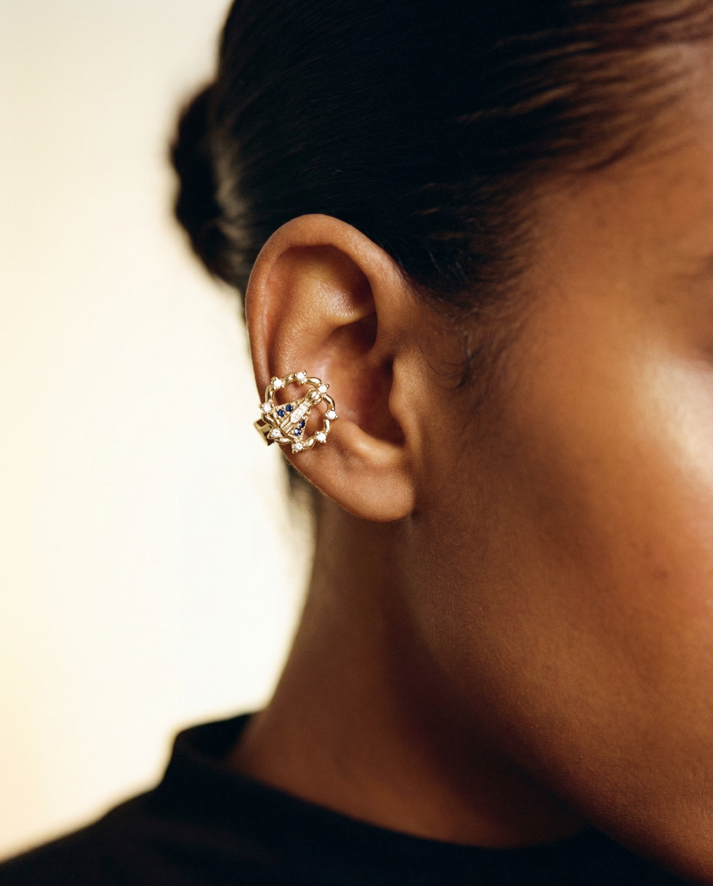 Virgin Mary Ear Cuff (No Piercing)