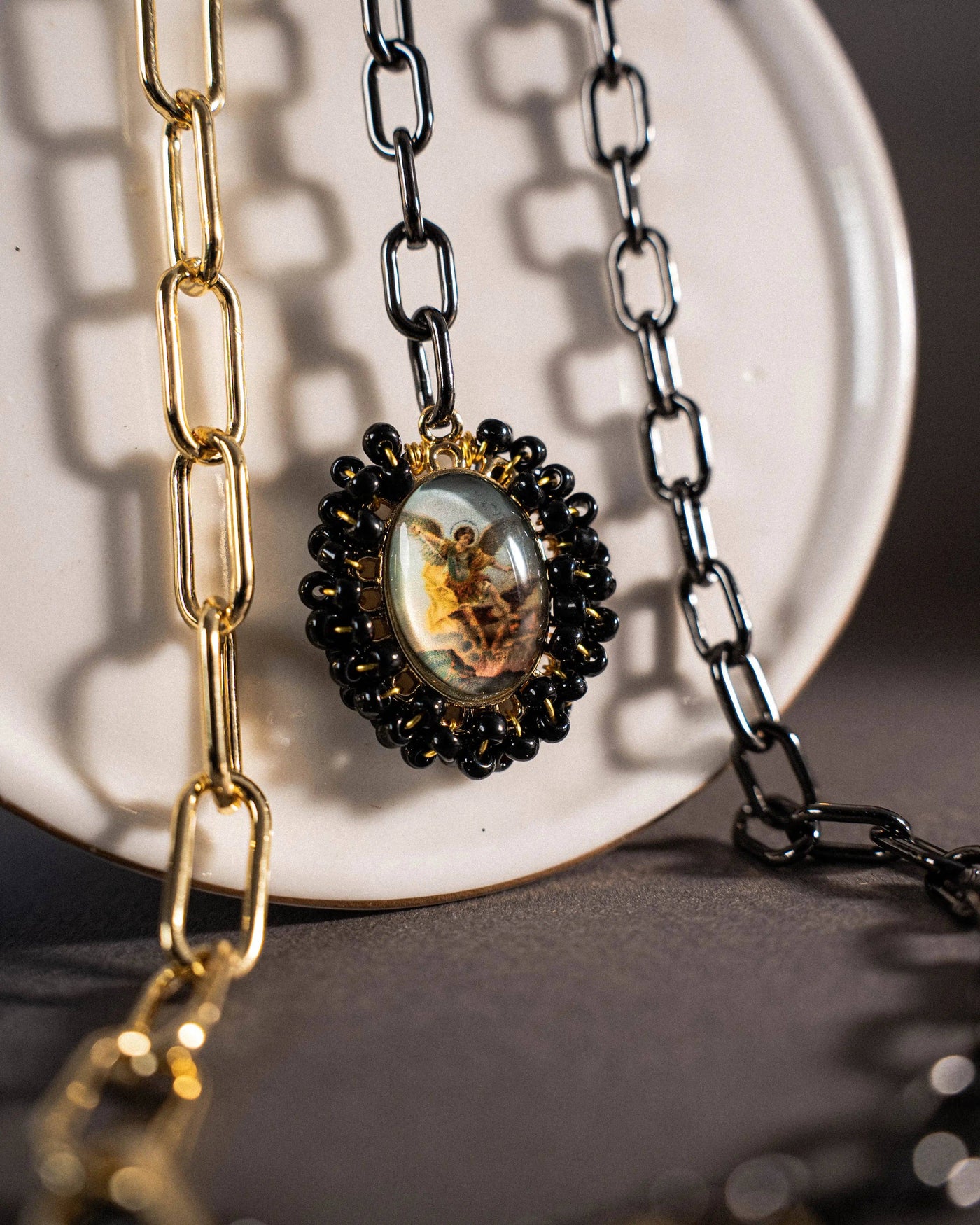 Saint Michael the Archangel Necklace – Protection and Strength in Every Detail