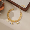 18K Gold Plated Transportation Charms Bracelet: Adventures and Style in Every Detail