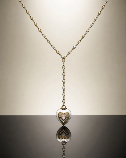 Heart Blanc Lariat — Spiritual Jewelry