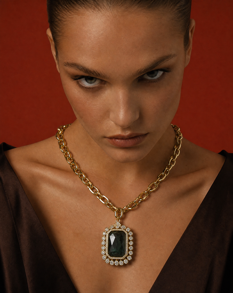 Chunky Gemstone Necklace | Maximalist Natural Stone