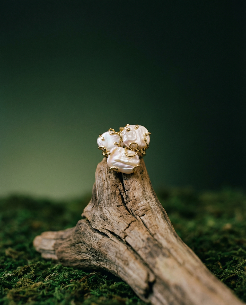 Chunky Baroque Pearl Ring
