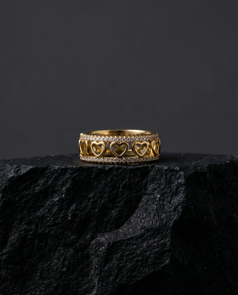 Heart Band Ring