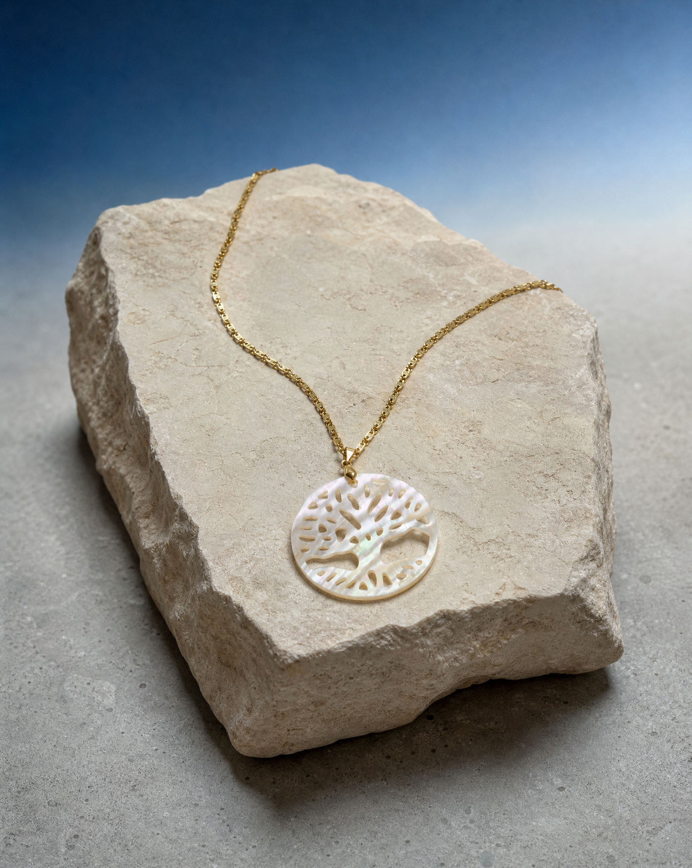 Mother of Pearl Tree of Life Pendant Necklace | Spiritual Jewelry Wholesale