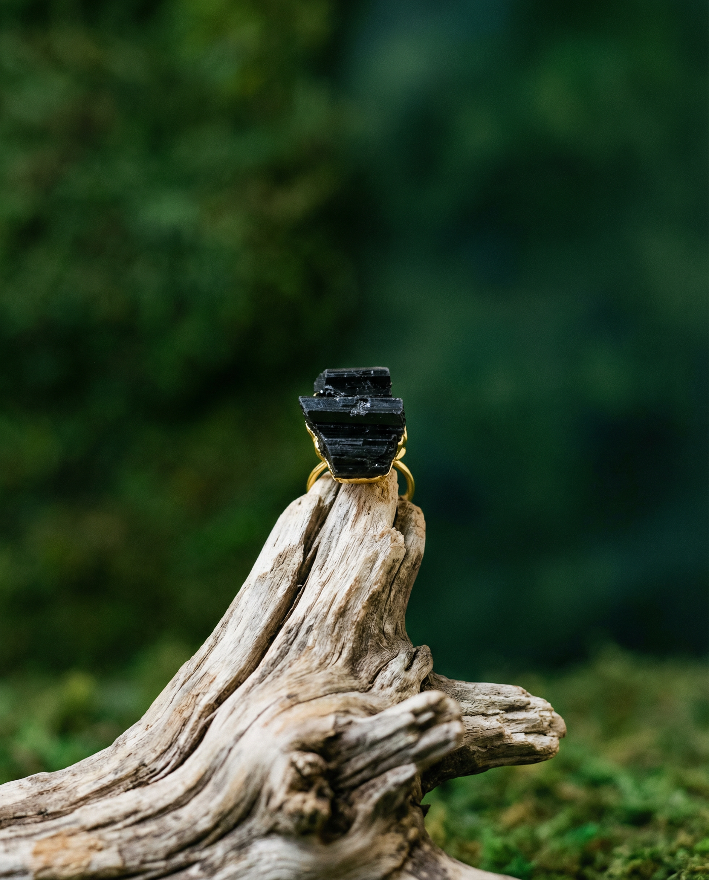 Black Tourmaline Ring – Gemstone Ring