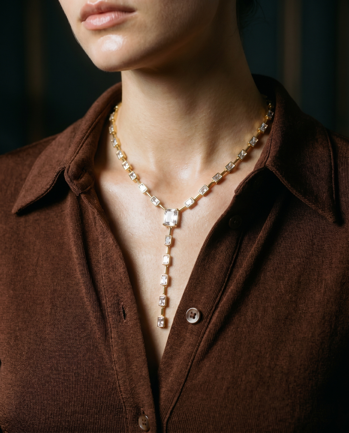 Luminous Geometric Jewelry Set