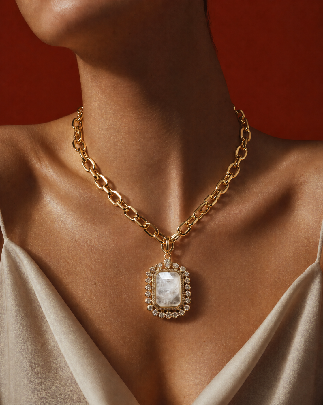 Chunky Gemstone Necklace | Maximalist Natural Stone