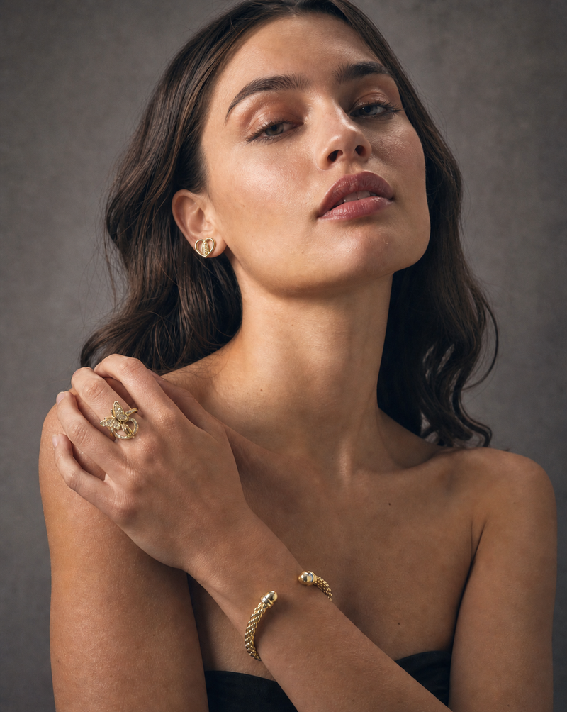 Jewelry Set – Earrings, Ring, and Cuff | Catholic Jewelry