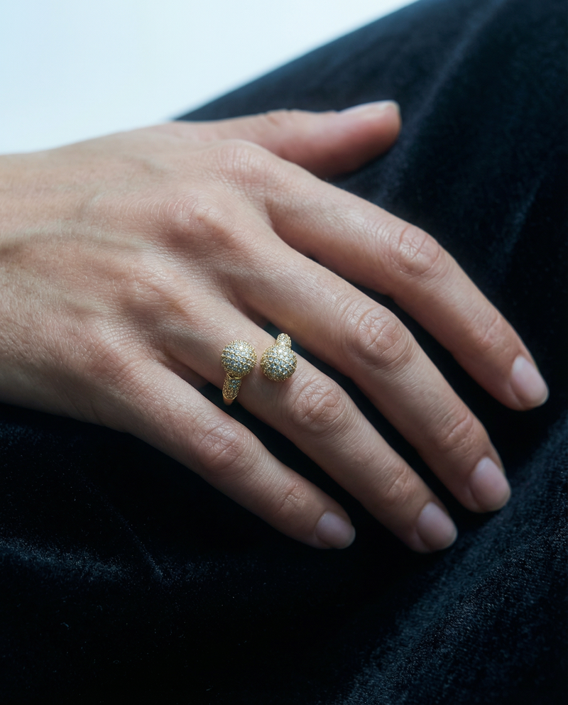 Sphere Ring | Open Statement Ring