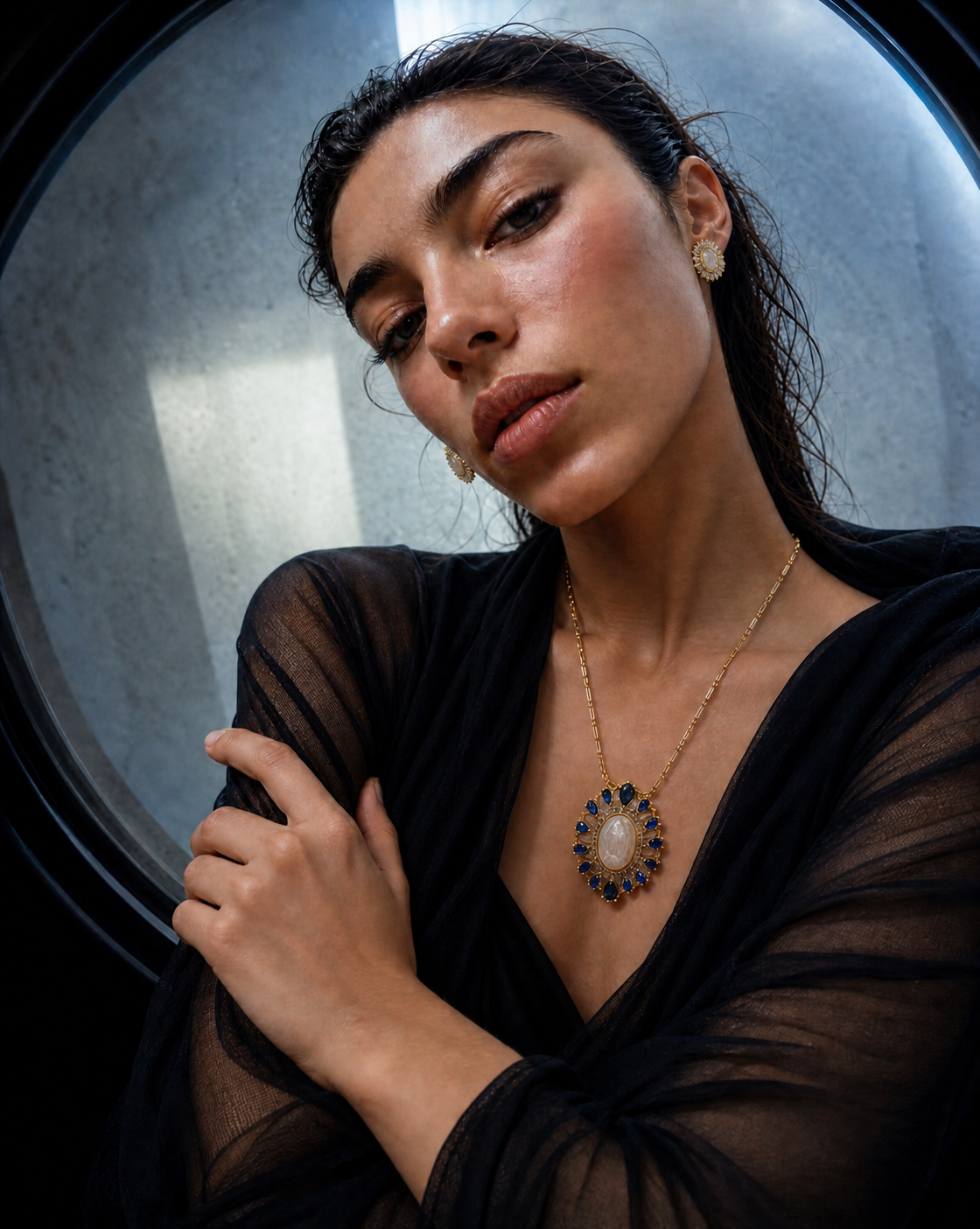 Catholic Necklace & Earring | Jewelry Set