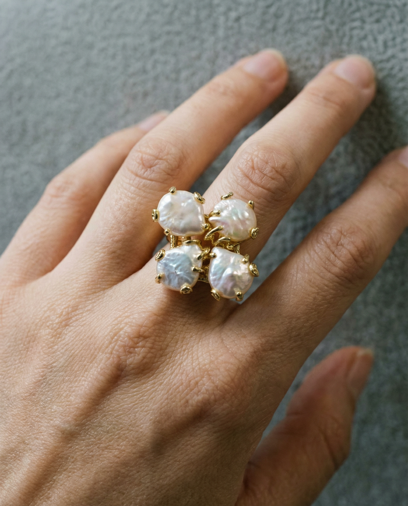 Organic Pearl Ring