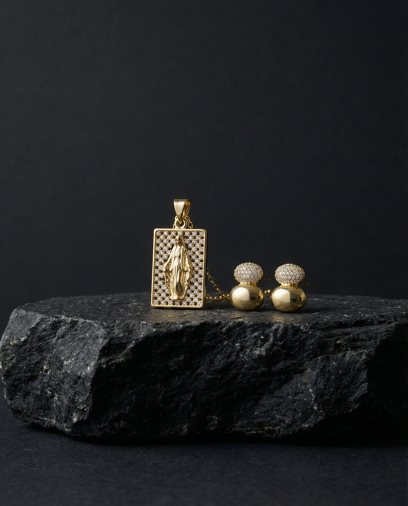 Luxury Catholic Jewelry Set