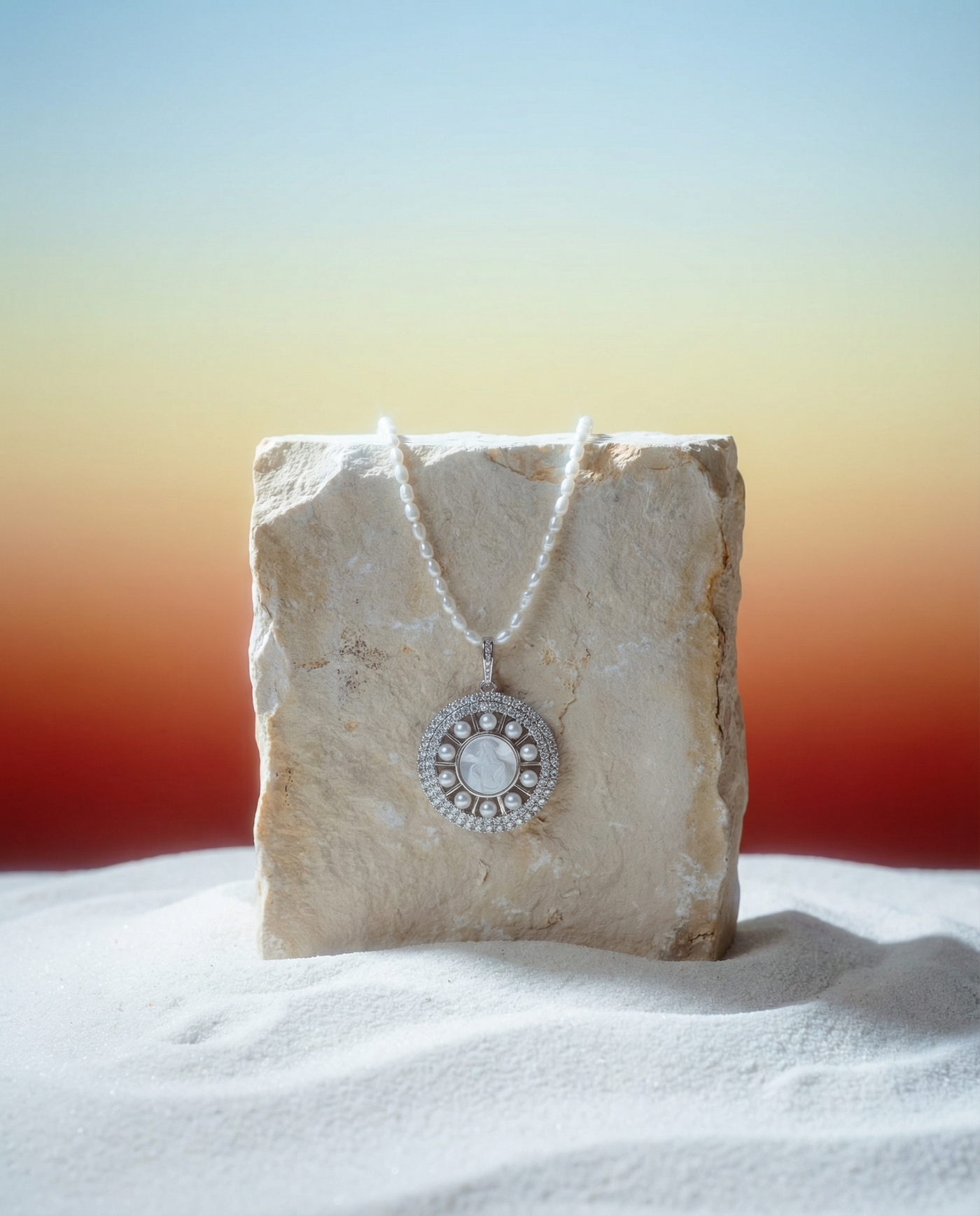 Fresh Pearl Choker | Catholic Necklace