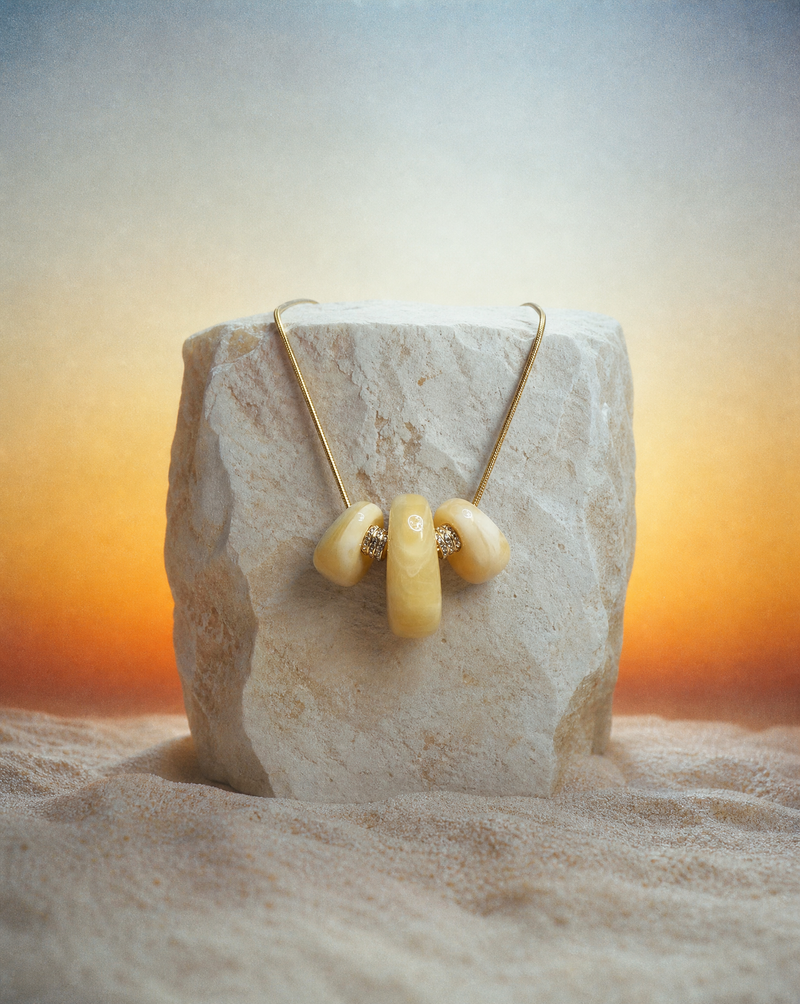 Resin Pendant Necklace | Summer Statement Necklace