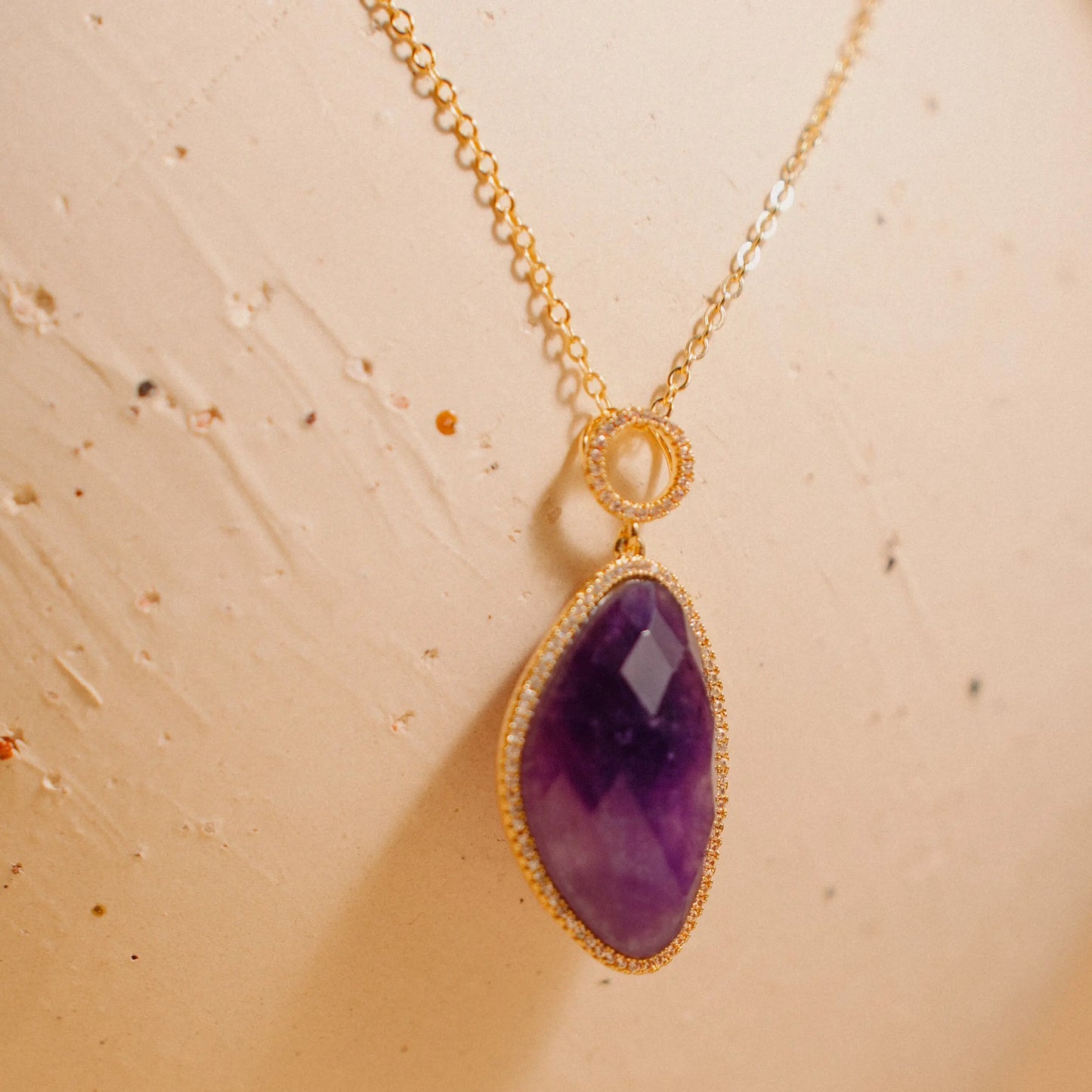 Amethyst Necklace, Set Jewelry, Gift for Her