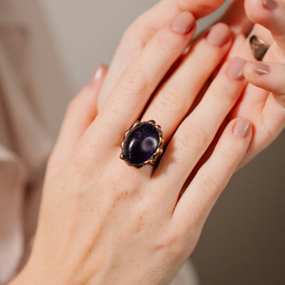 Amethyst Ring, Gemstone Ring, Best Holiday Gift