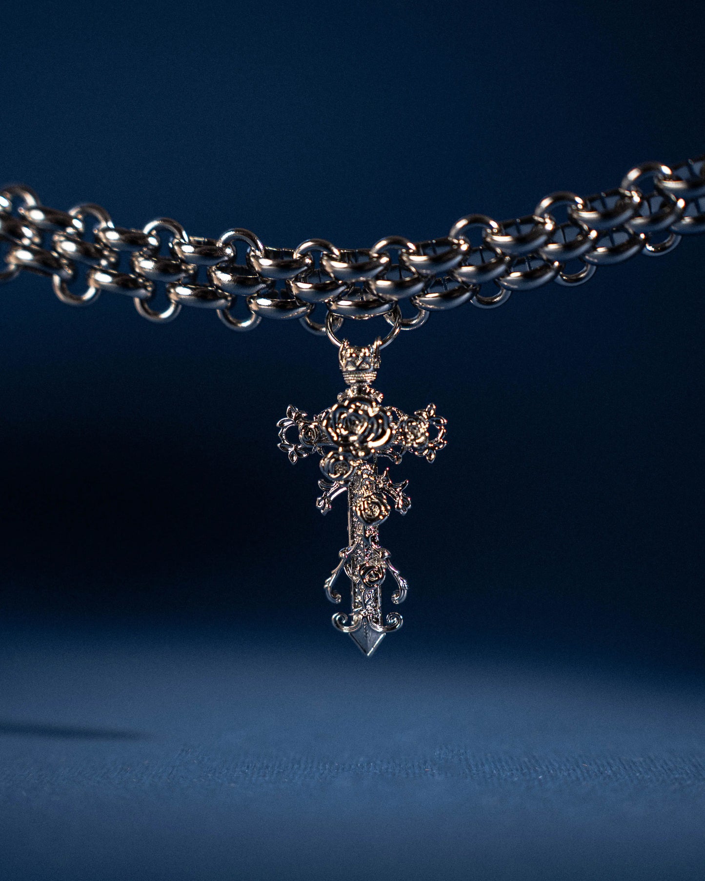 Baroque Cross Necklace – Elegance and Devotion&nbsp; PHOEBE'S 