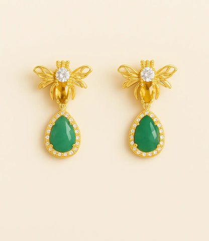 Bee Natural Stone Earrings PHOEBE'S 