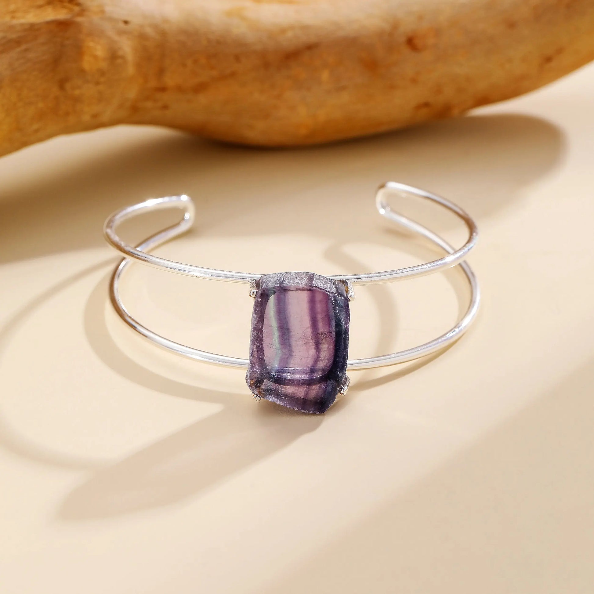 Bracelet with Fluorite Stone Natural | Elegance and Manifestation Energy PHOEBE'S