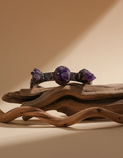 Bronze Amethyst Bracelet PHOEBE'S 