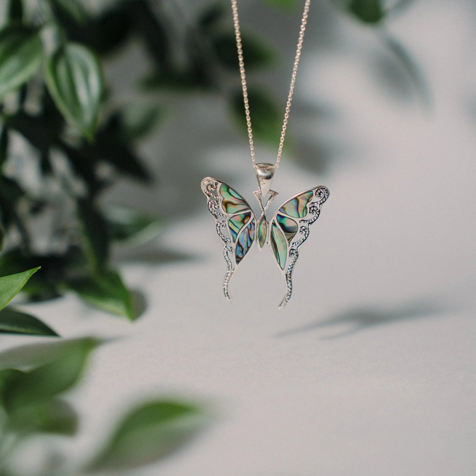 Butterfly Necklace, Silver 925 Jewelry, Appreciation Gift