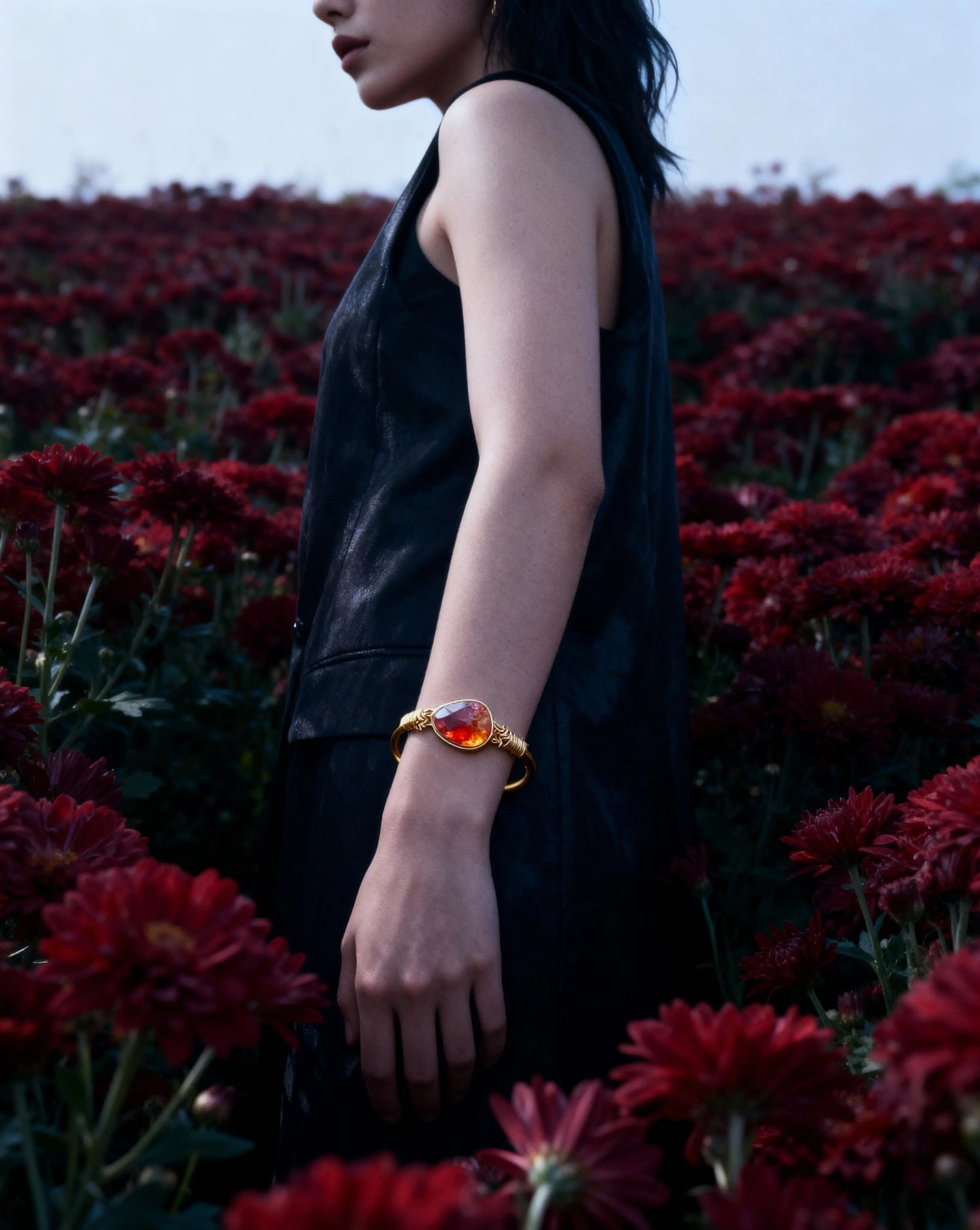 Carnelian Gold Bracelet PHOEBE'S 