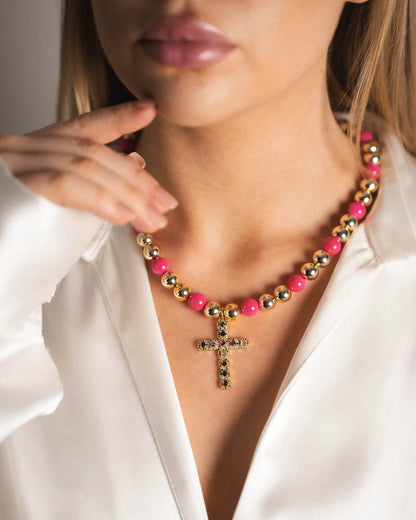 Cross Necklace – A Symbol of Faith with a Vibrant Touch&nbsp; PHOEBE'S 