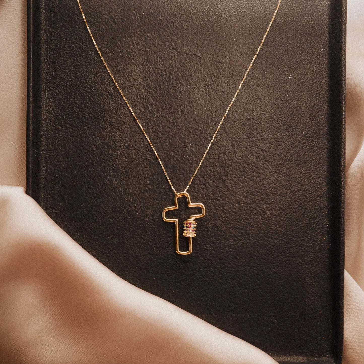 Cross Necklace, Prayer Necklace, Handmade Gift