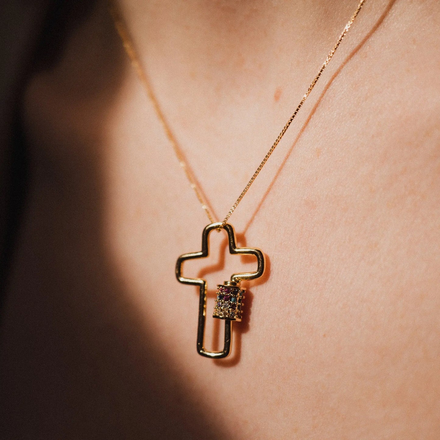 Cross Necklace, Prayer Necklace, Handmade Gift