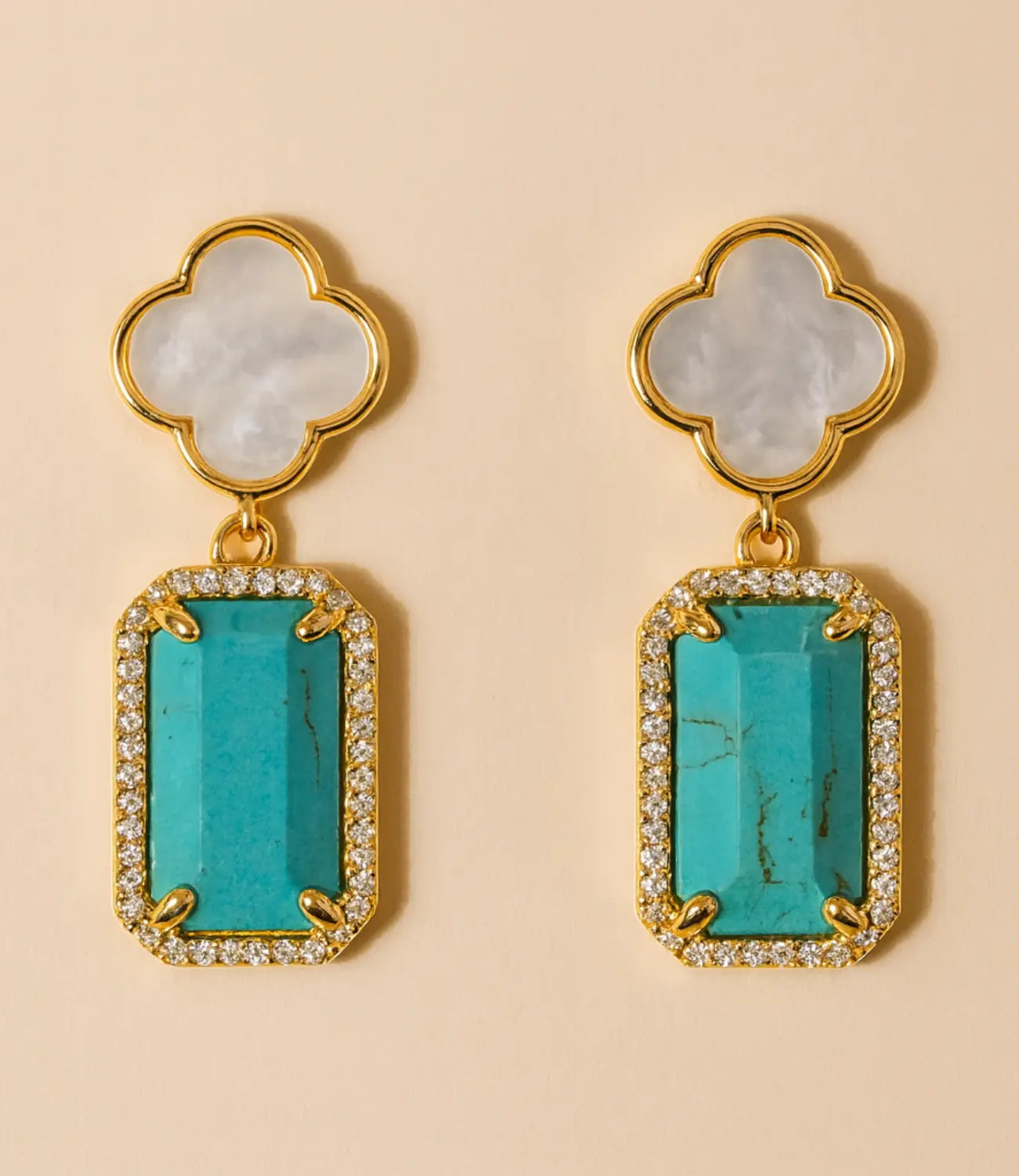 Four Seasons Earrings in Natural Stones PHOEBE'S 