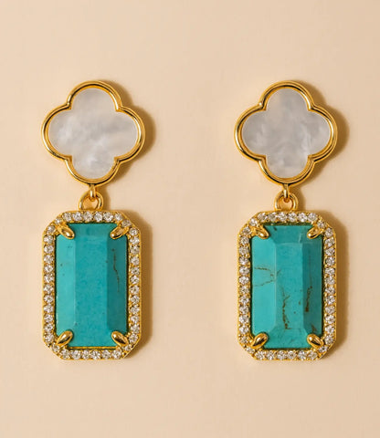 Four Seasons Earrings in Natural Stones PHOEBE'S 